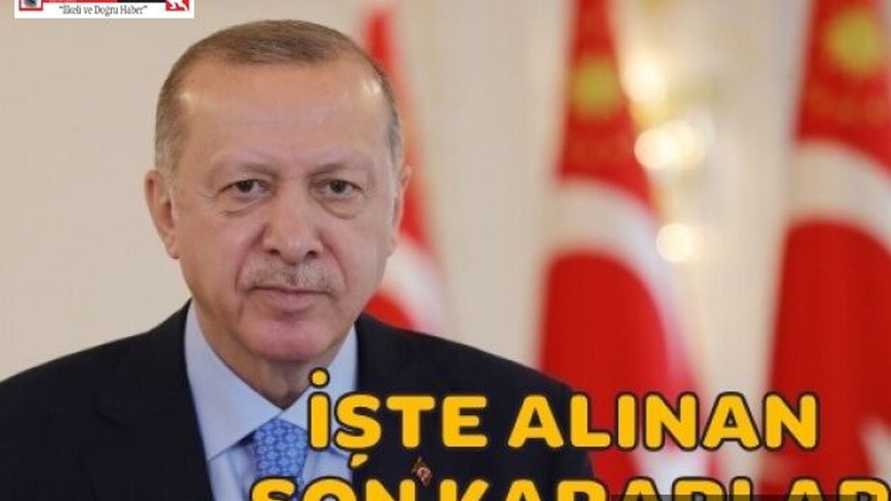 Cumhurbaşkanı Erdoğan açıkladı! Ramazanda iki hafta kısmi kapanma