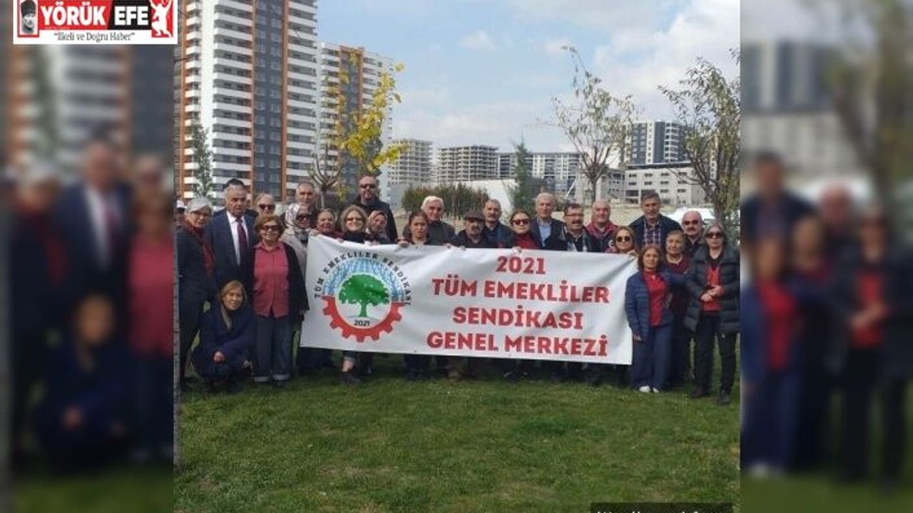 2021 Tüm Emekliler Sendikası’nın Ankara Yeni Mahallede Küçük Bir Ormanı Var Artık