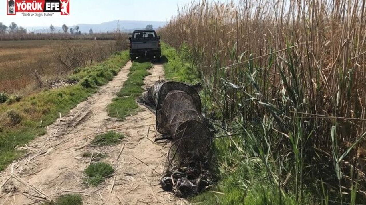 Didim’de sahipsiz gergi ağları ekipler tarafından toplandı