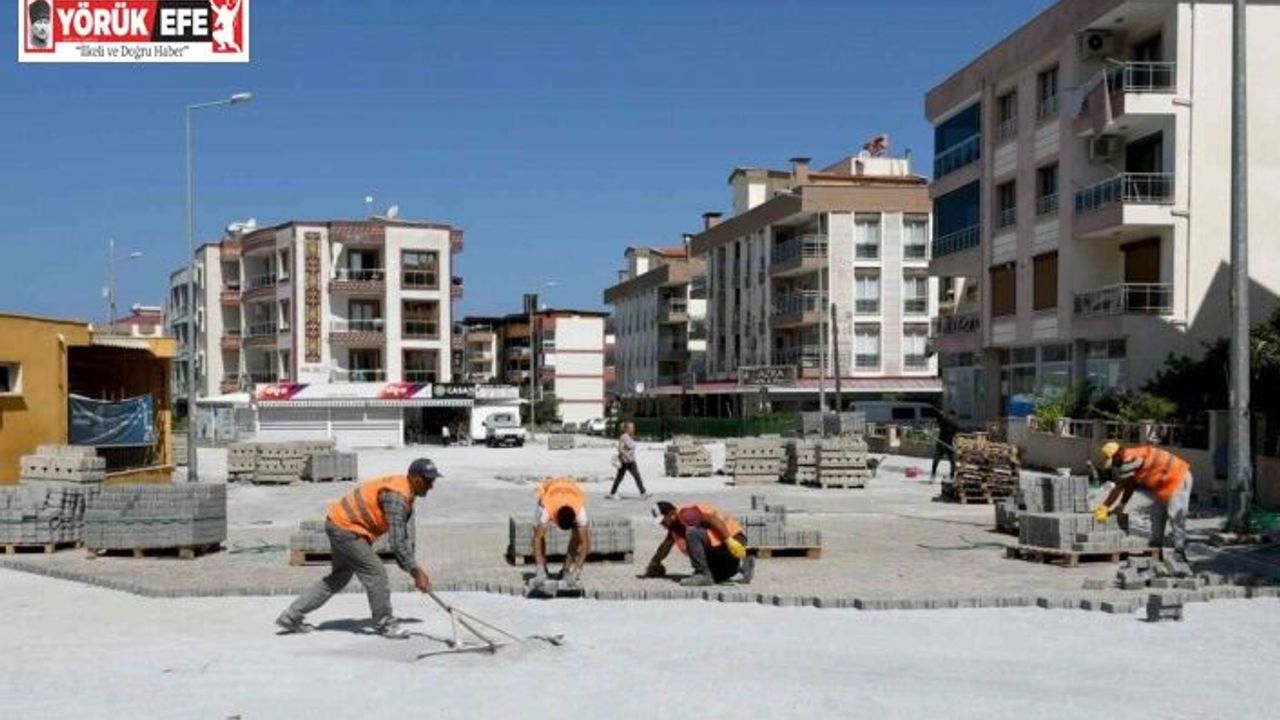 Kuşadası Belediyesi Davutlar Mahallesi’ndeki çalışmalarını sürdürüyor
