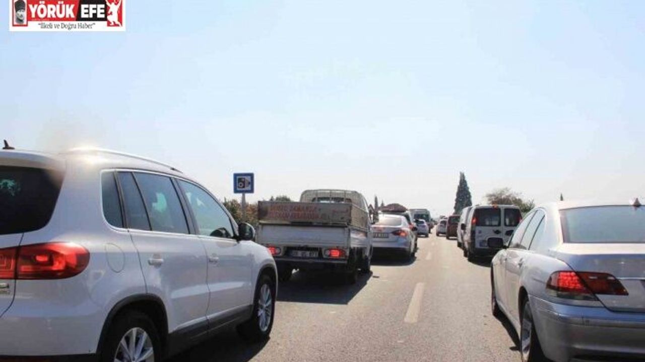 Yaz tatiliyle birlikte Aydın’da trafik yoğunluğu arttı