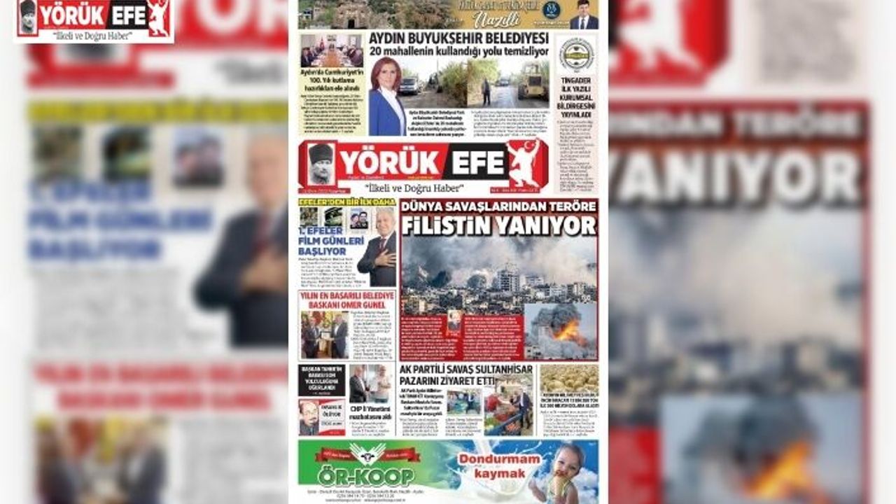 Dünya savaşlarından teröre “Filistin yanıyor”