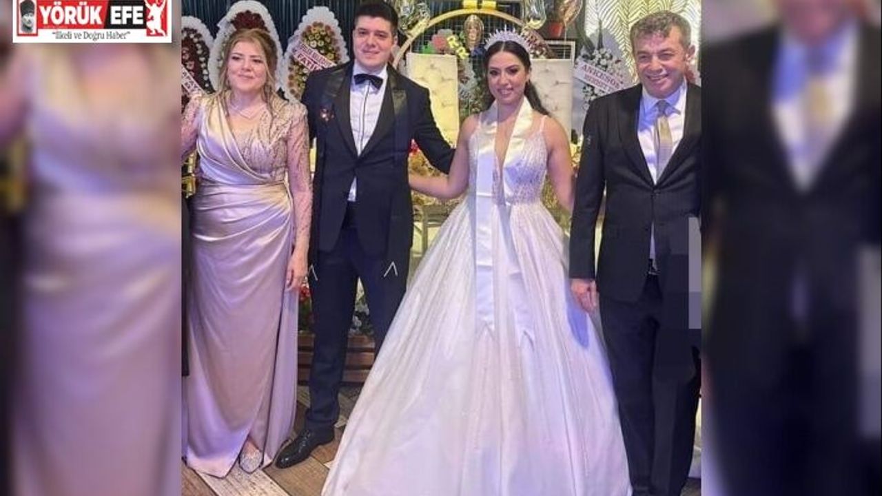 AYESOB Başkanı Künkcü’nün oğlu dünya evine girdi