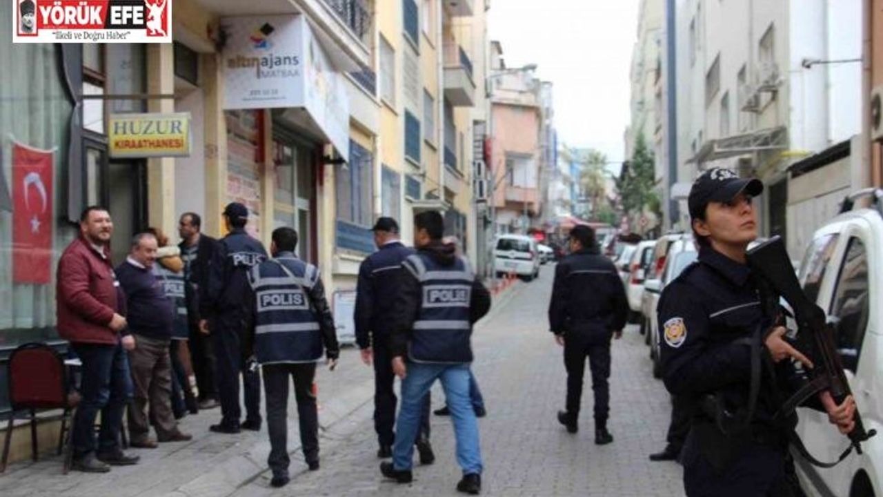 Aydın emniyet öğrenciler için tam kadro sahada