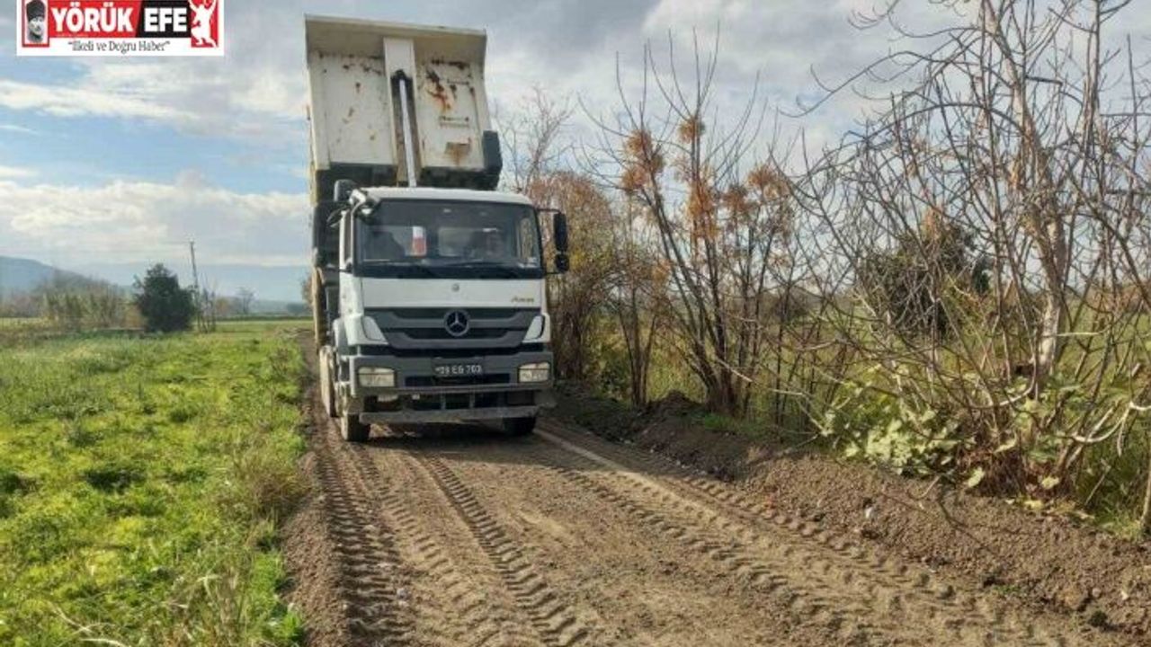Kırsal mahallelerin yollarına Efeler eli değiyor