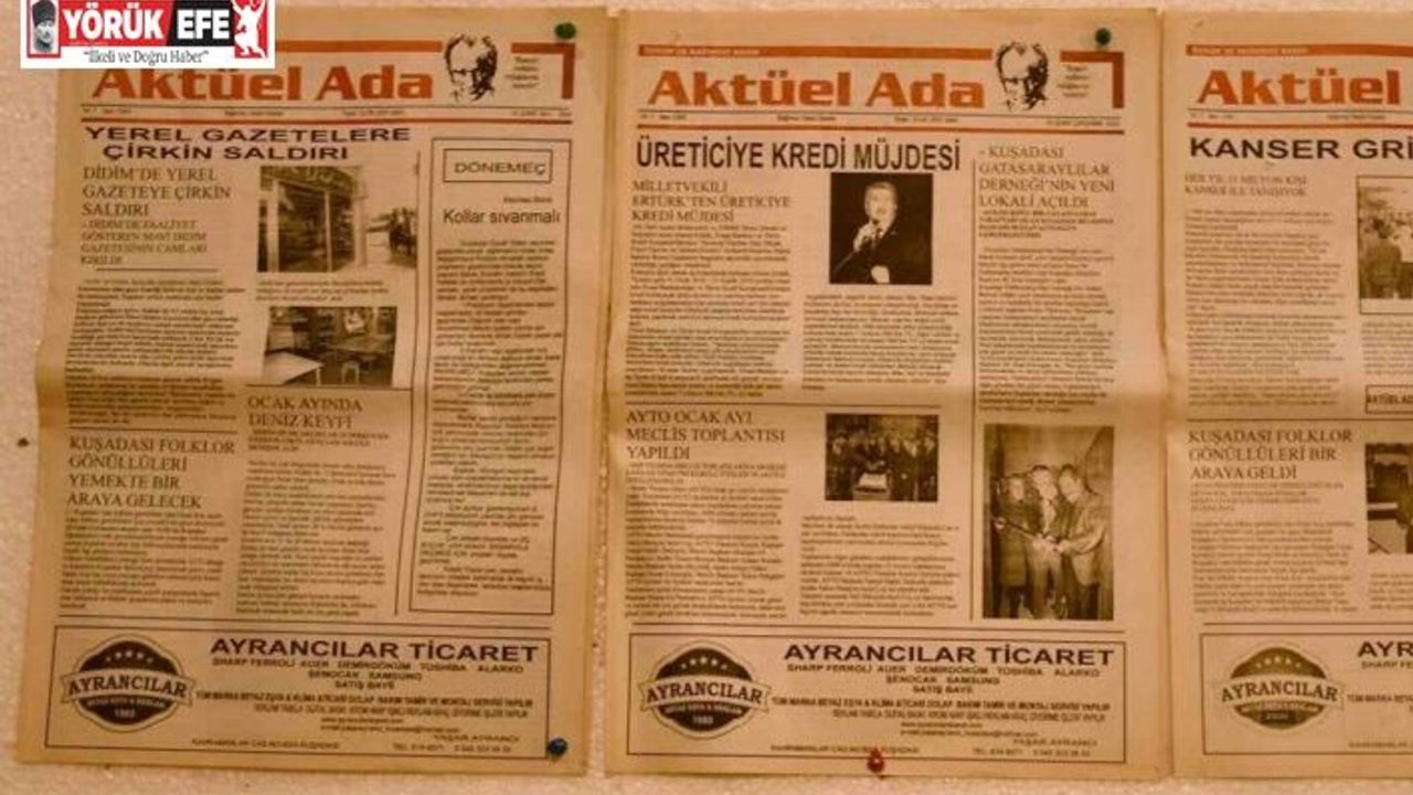 Kuşadası’nda 10 Ocak Çalışan Gazeteciler Günü’ne özel sergi