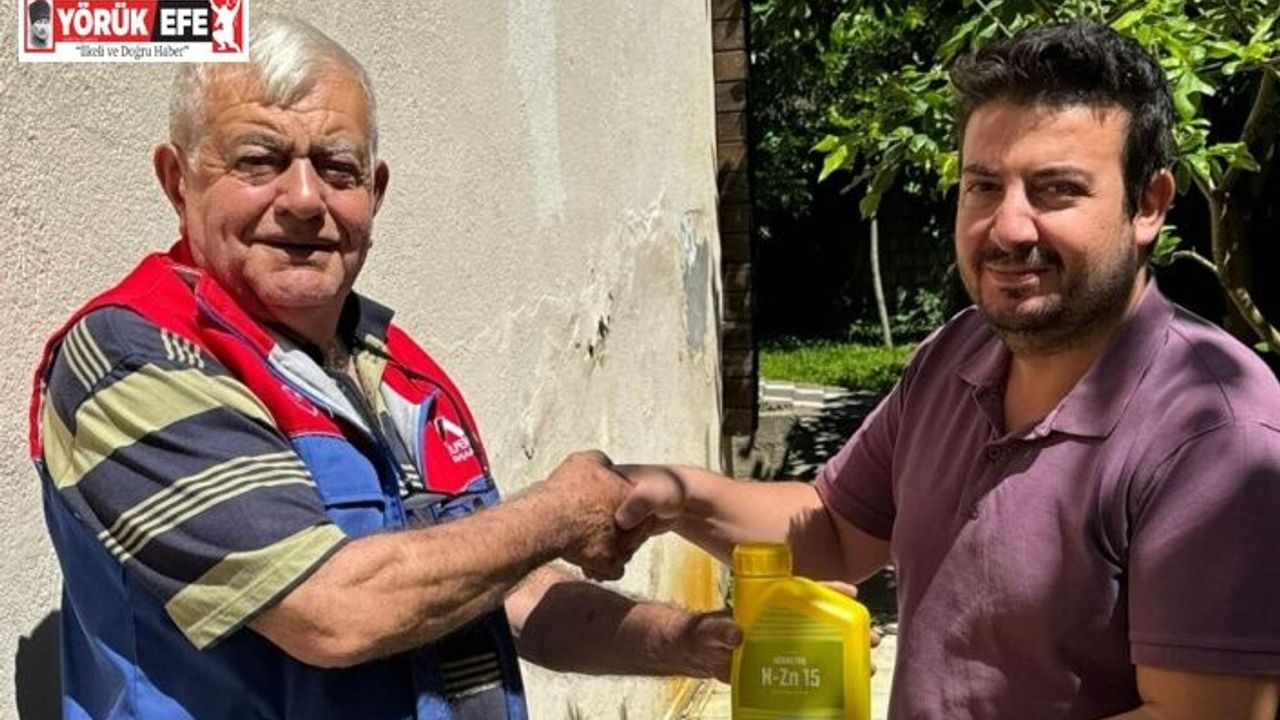 Kuyucak’ta atık getiren üretici sıvı gübre ile ödüllendirildi