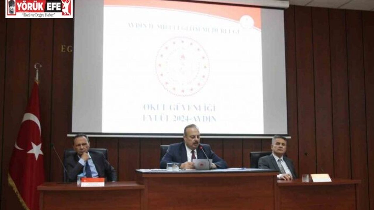 Aydın’da 2024-2025 Eğitim Yılı Okul Güvenliği Toplantısı gerçekleştirildi