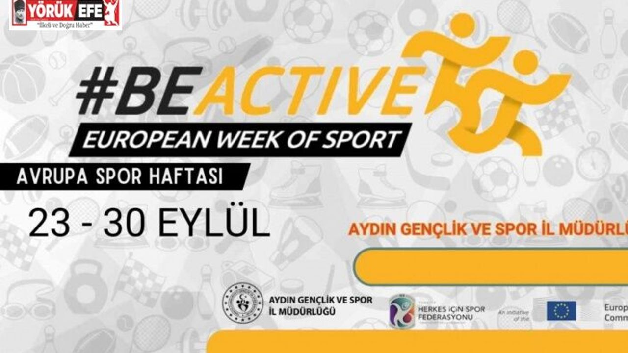 Aydın’da Avrupa Spor Haftası heyecanı başlıyor