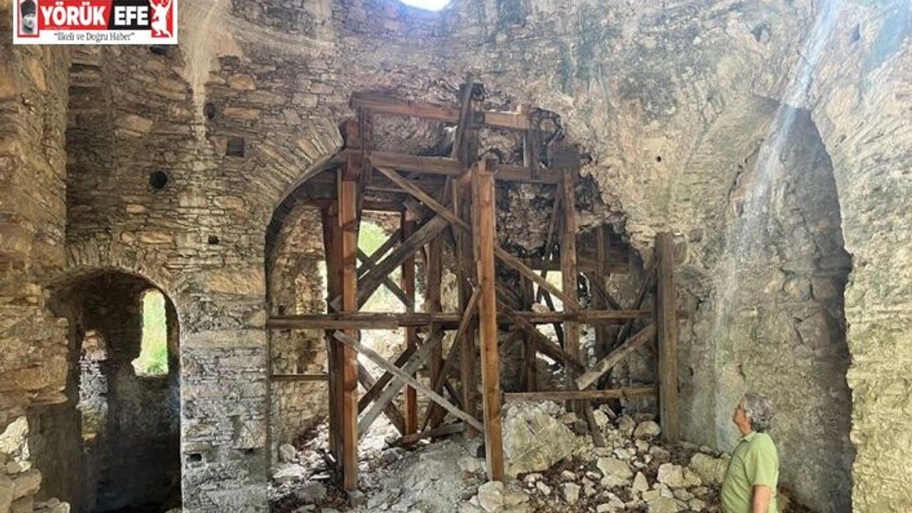 Kaymakam Keklik, zirveye gizlenmiş 900 yıllık manastırı inceledi
