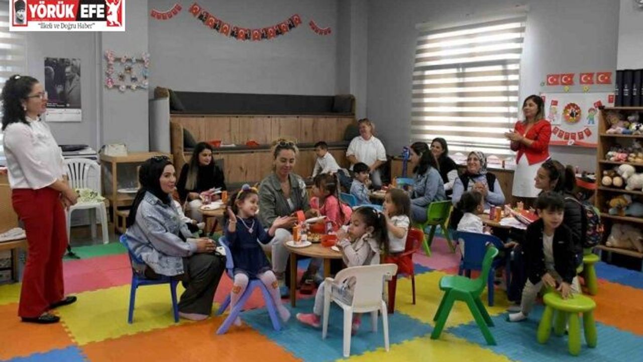 Anne Baba Çocuk Merkezi’nde minikler, ilk mezuniyet sevinci yaşadı