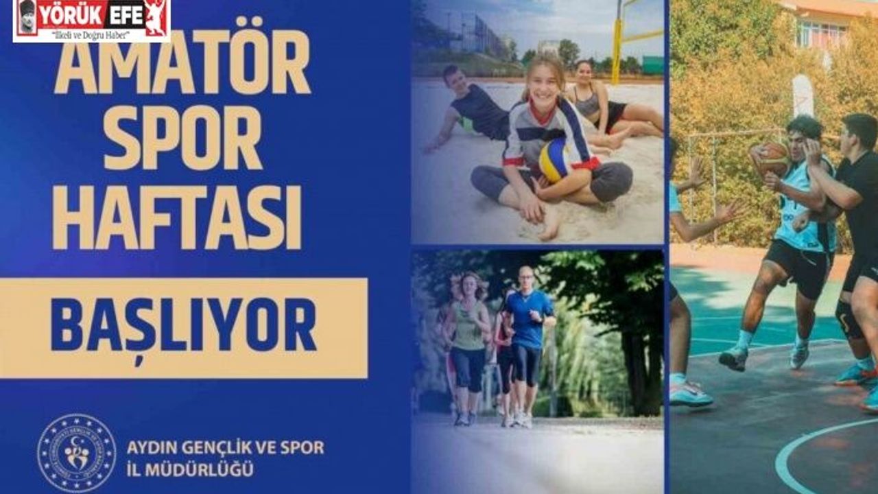 Aydın’da Amatör Spor Haftası başlıyor