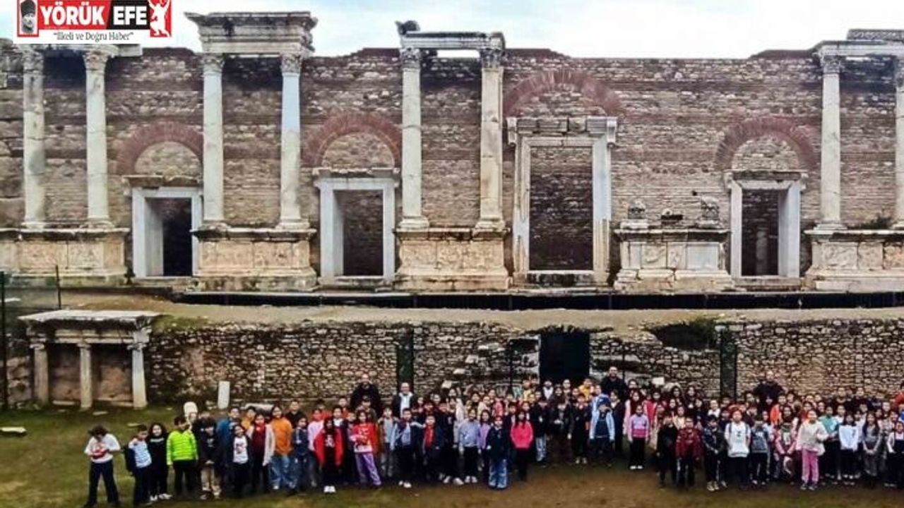 Aydın’da ilkokul öğrencileri, Sosyal Bilgiler dersini tarihle buluşturdu