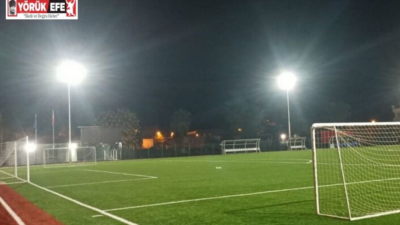 Bu sahada artık akşam maçları da yapılabilecek