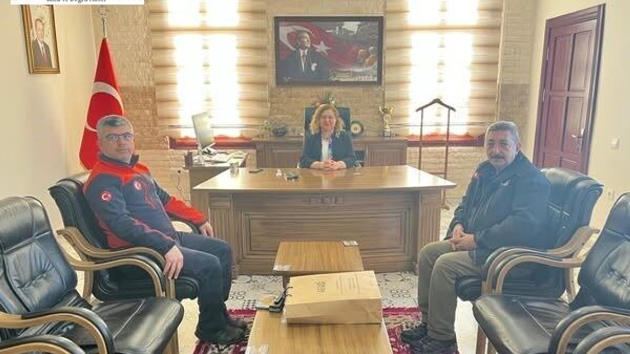 Kaymakam Doğru AFAD Aydın İl Müdürü Mumcu’yu ağırladı