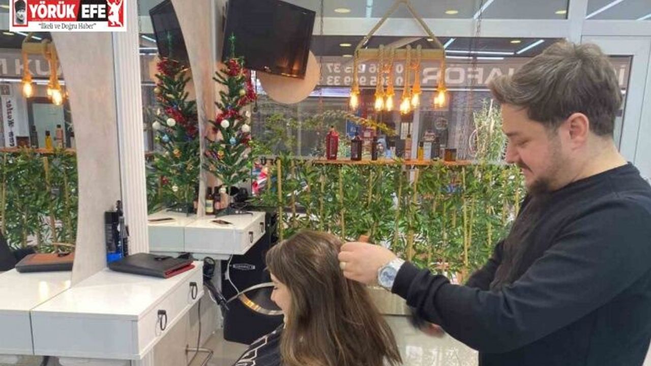 Kuaförler yılın son günlerini çalışarak geçirecek