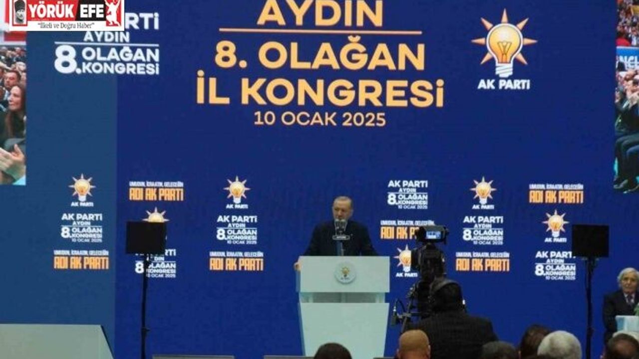 Cumhurbaşkanı Erdoğan: "Son 22 yılda Aydın’a yaklaşık 448 milyar lira yatırım yaptık"