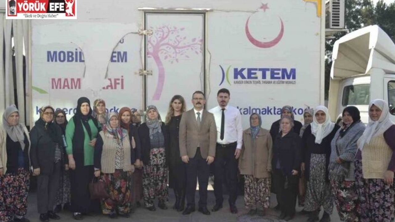 Kaymakam Ateş, kanserde erken teşhise dikkat çekti