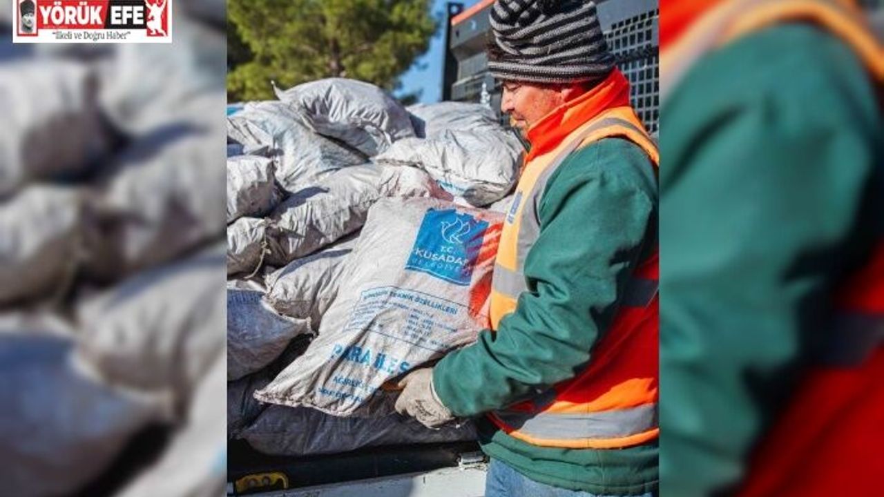 Kuşadası’nda yakacak yardımının son adresi Davutlar oldu