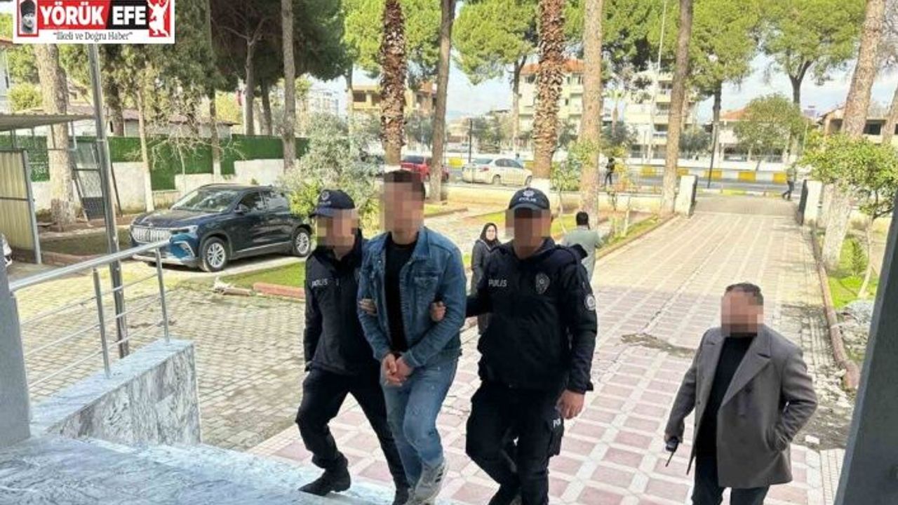 Minibüsü kundaklayan şüpheli polisten kaçamadı