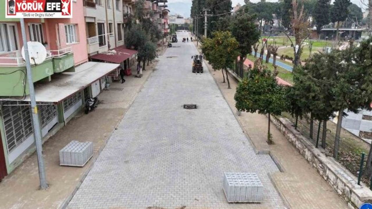 Nazilli Belediyesi’nden, 268 sokakta yol yenileme çalışması