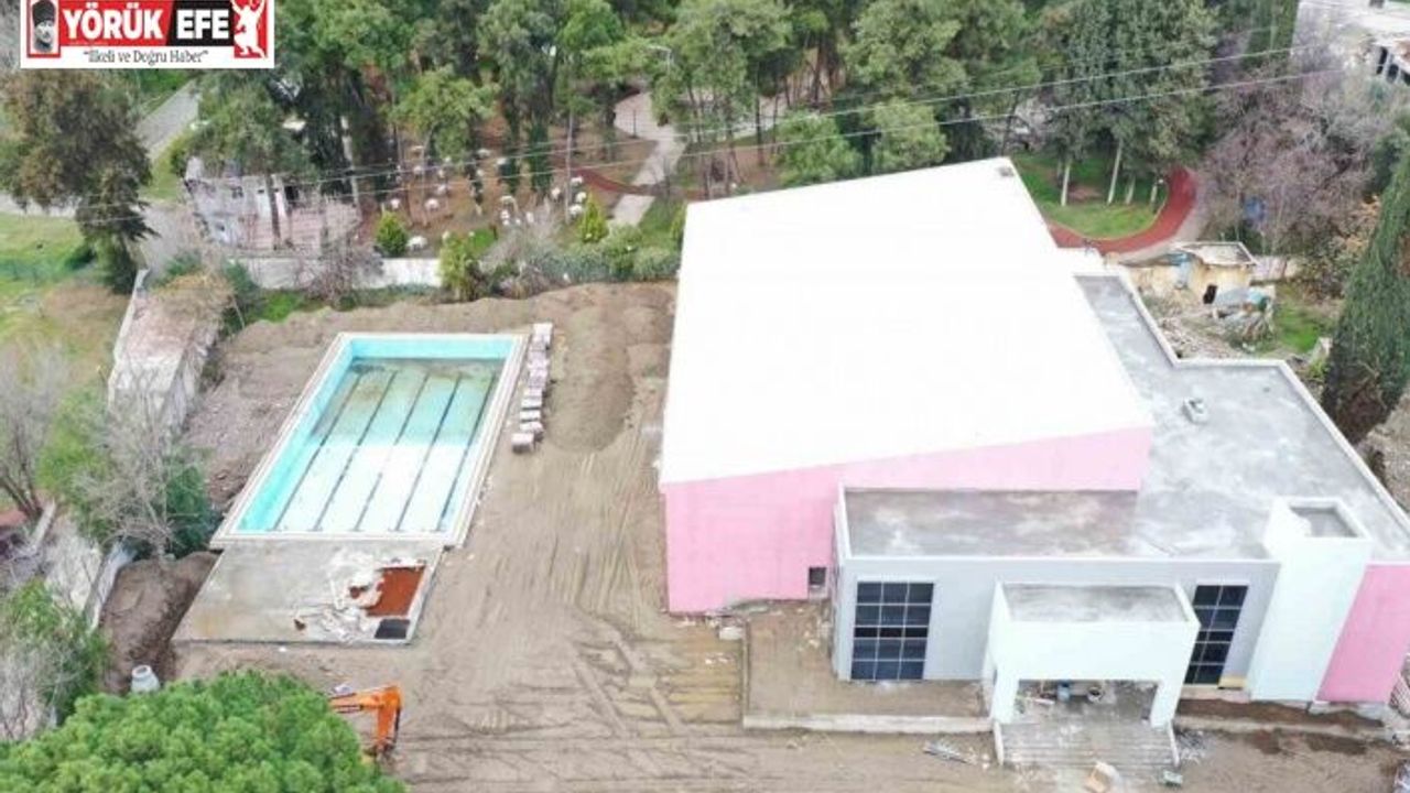 Pınarbaşı Yarı Olimpik Yüzme Havuzu’nda sona gelindi