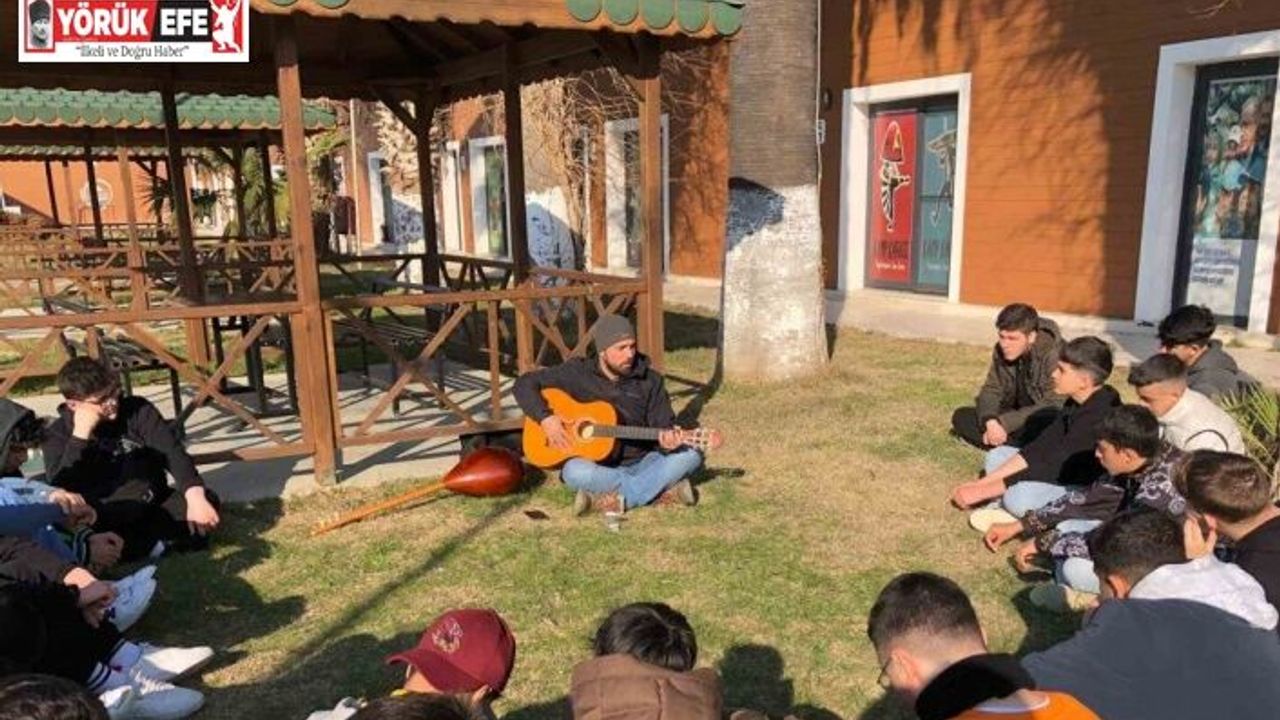 Aydın’daki gençlik kampında gençler bir araya geldi