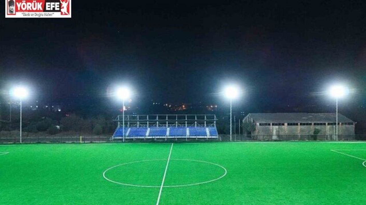 Horsunlu ve Pamukören sahaları yenilendi