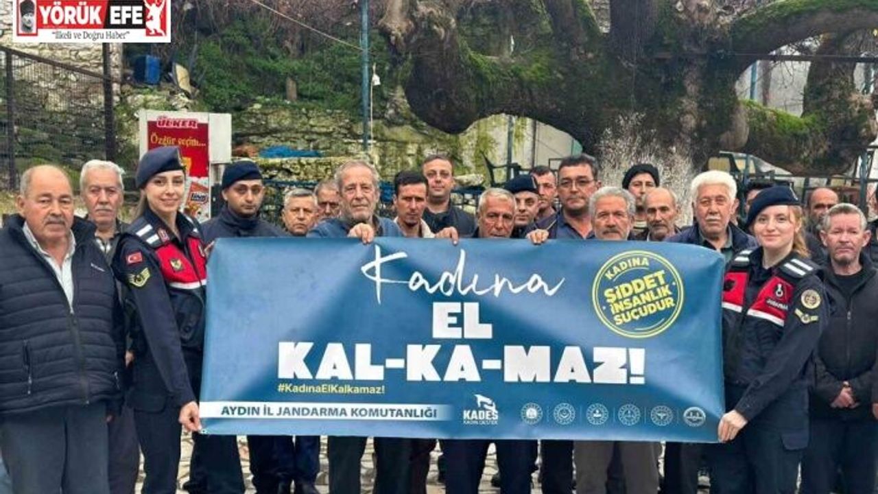 Jandarma ekipleri vatandaşları kadına yönelik şiddete karşı bilgilendirdi