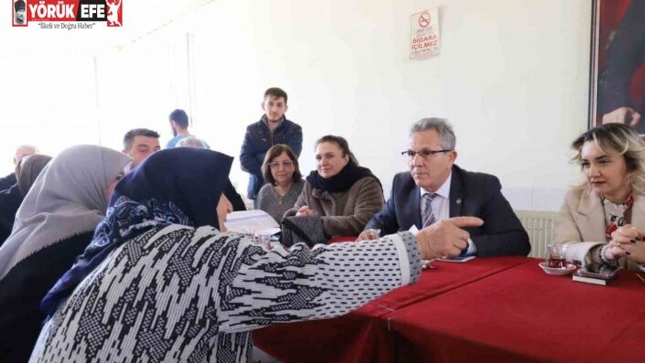 Nazilli Belediye Başkanı Tetik, mahalle buluşmalarına başladı