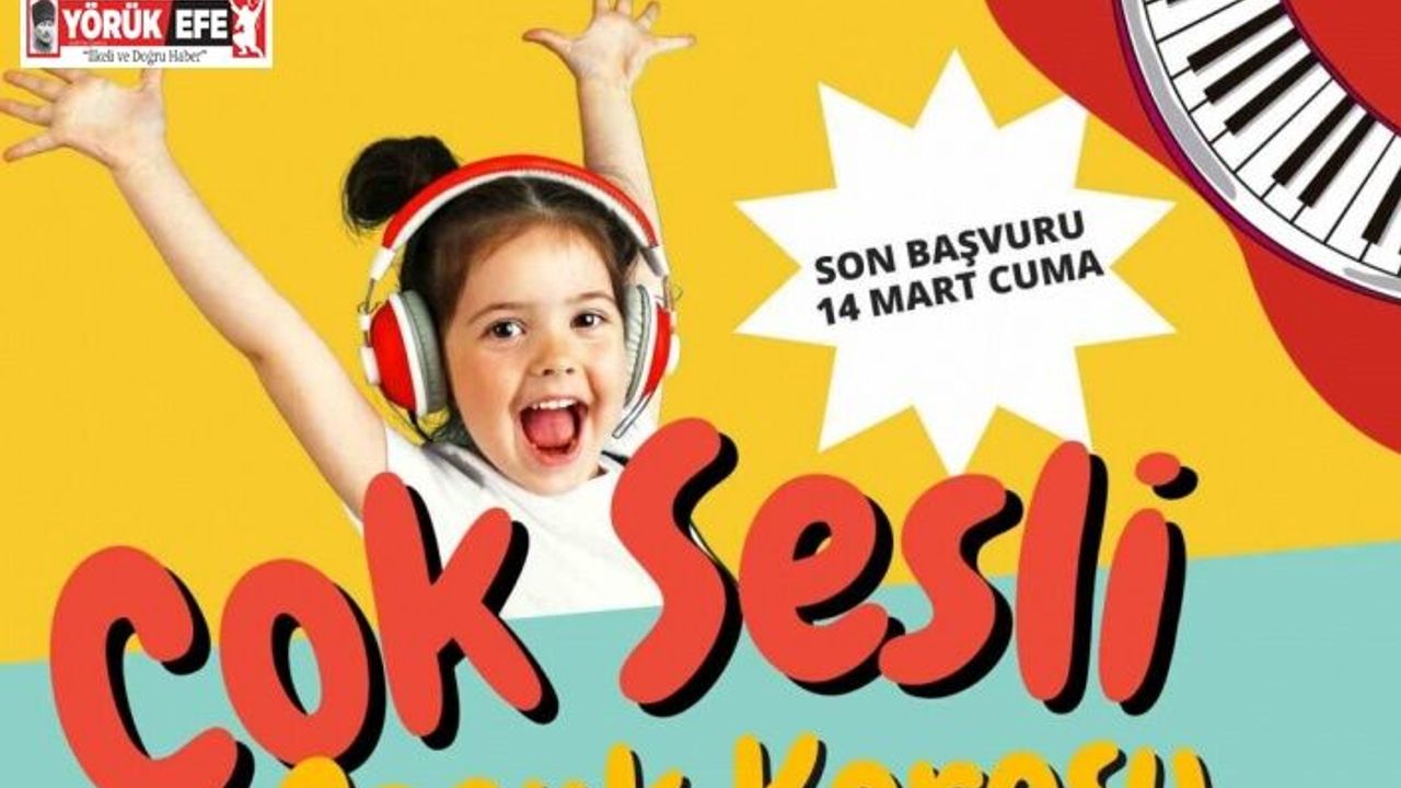 Nazilli Belediyesi Çok Sesli Çocuk Korosu için kayıtlar başladı