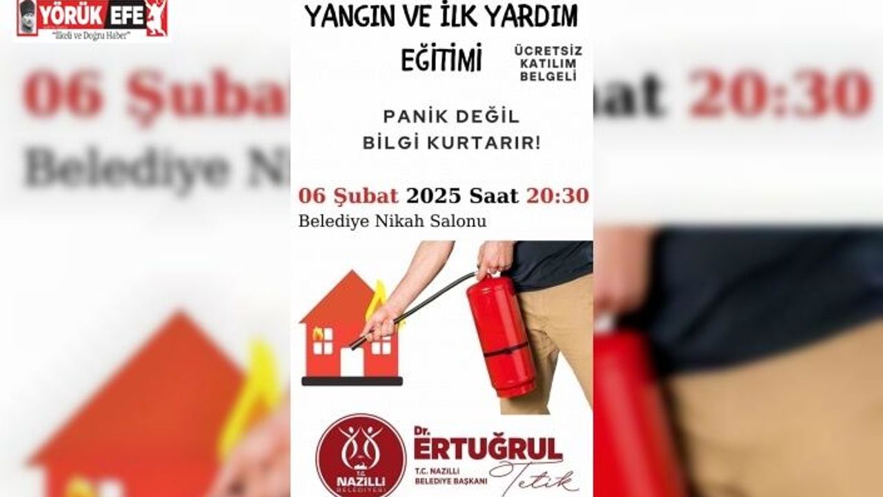 Nazilli’de 6 Şubat Depremleri Anma ve Farkındalık Etkinliği yapılacak