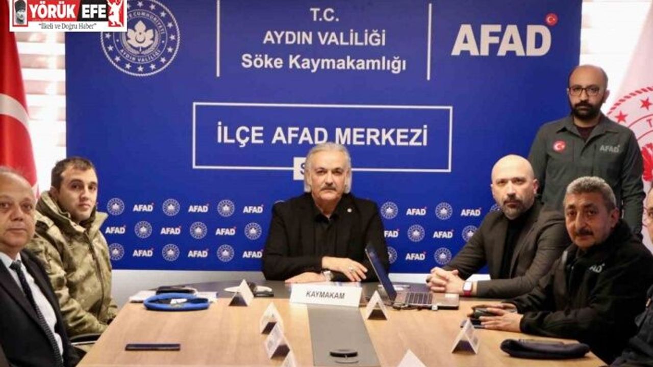 Söke’de İlçe AFAD Merkezi Toplantısı gerçekleştirildi