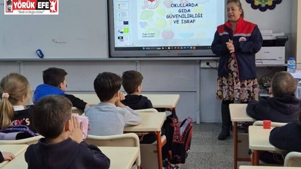 Söke’de öğrencilere ’Gıda Güvenliği ve İsraf Eğitimi’ verildi