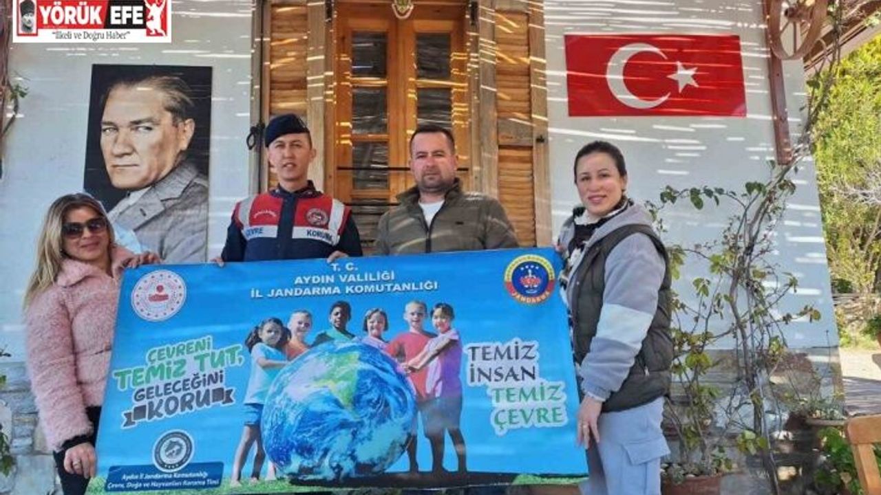 Yerli ve yabancı turistlere ’çevre koruma’ farkındalığı