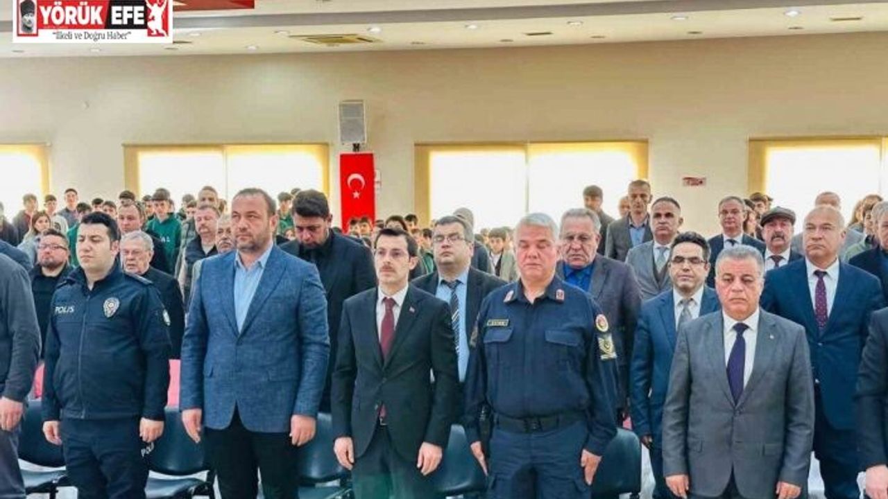 Bozdoğan’da 12 Mart İstiklal Marşı’nın Kabulü törenle kutlandı