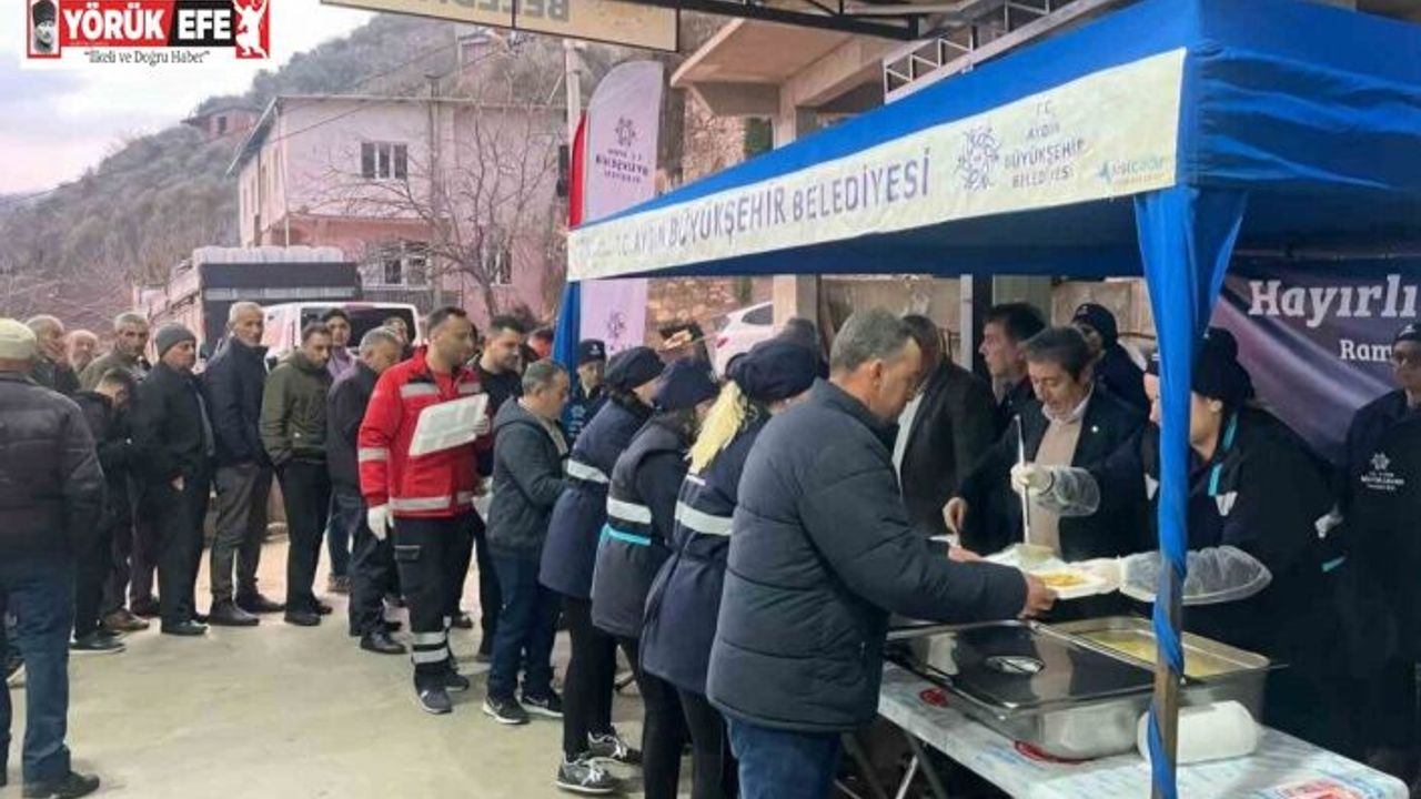 Büyükşehir Belediyesi Köşk’te ilk iftarı Gökgiriş Mahallesi’nde düzenledi