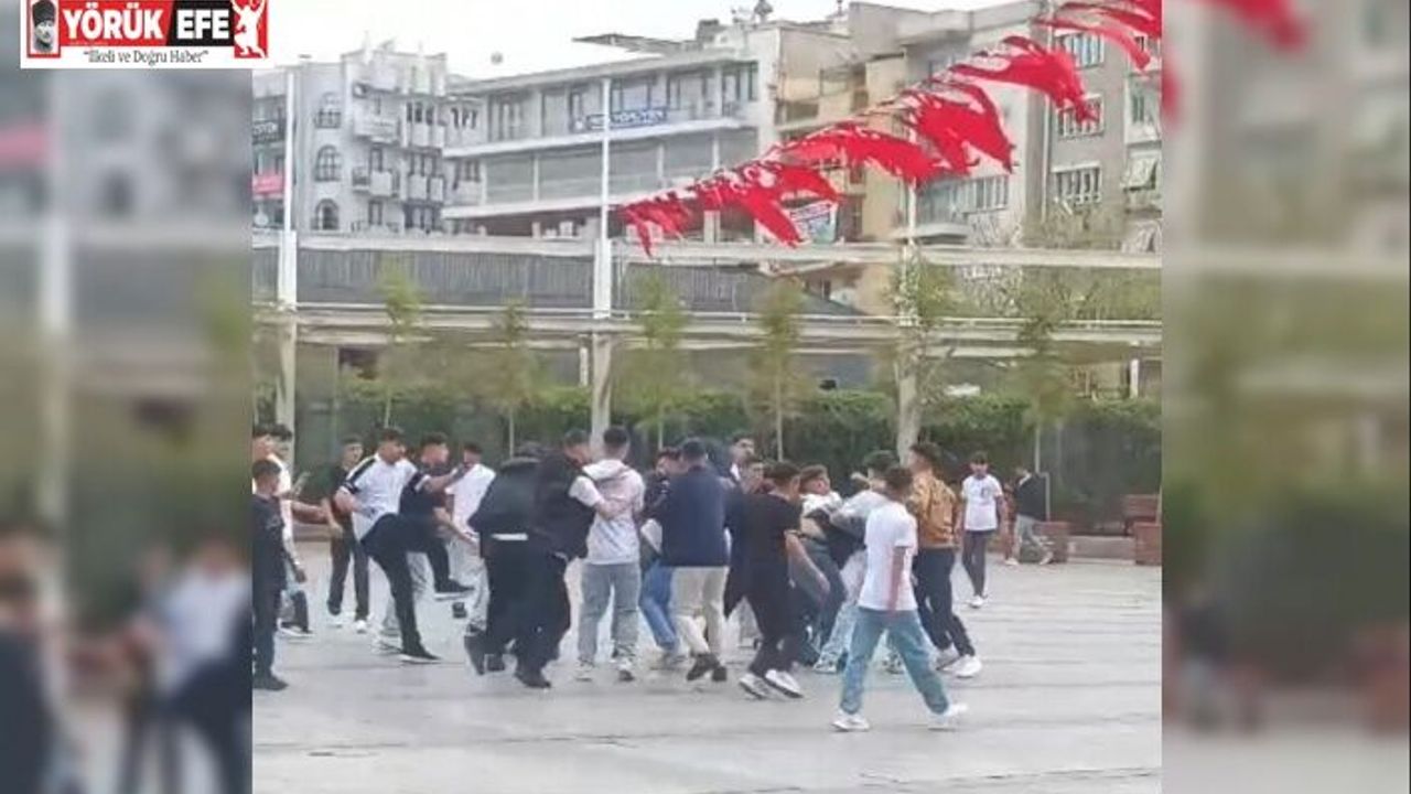 Gençlerin kavgası ortalığı karıştırdı: 1 yaralı