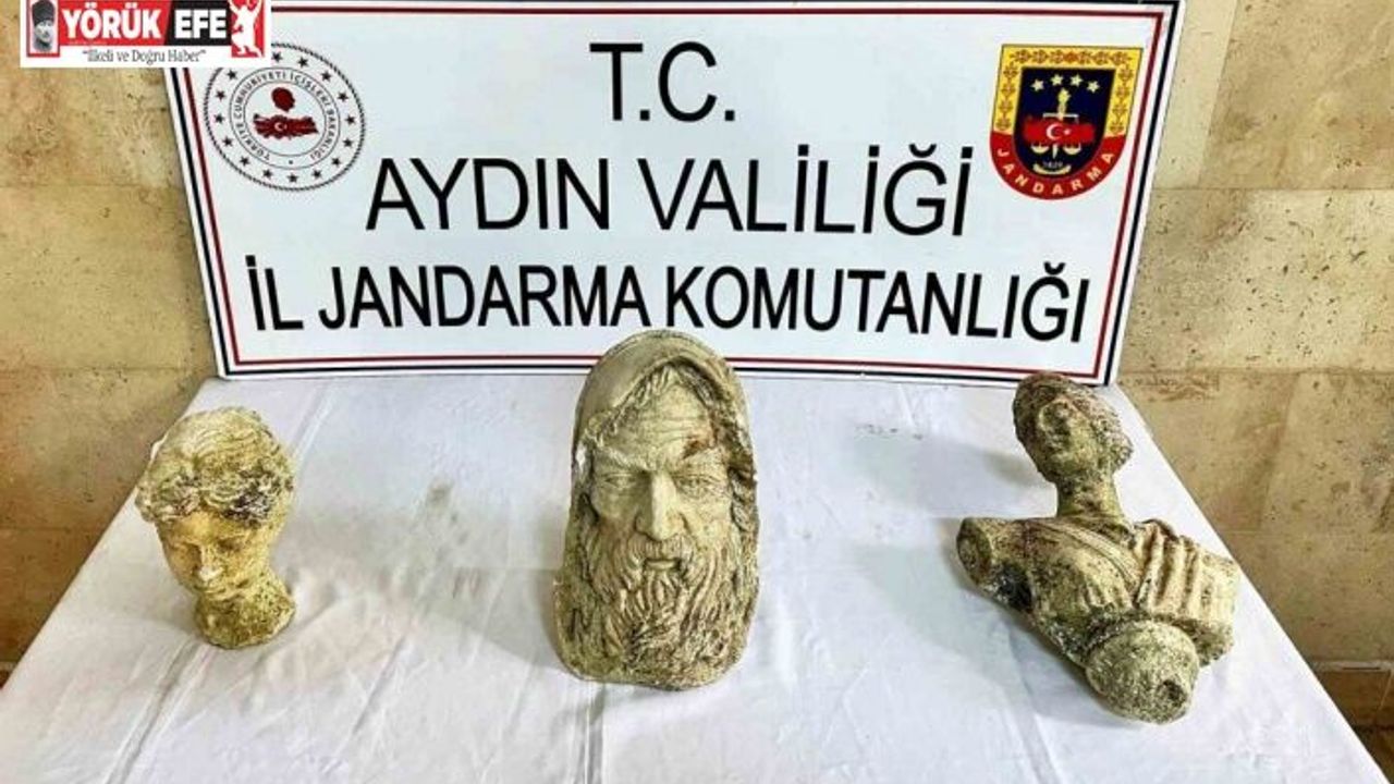 Roma dönemine ait eserleri 200 bin dolara satmak isterken yakalandılar