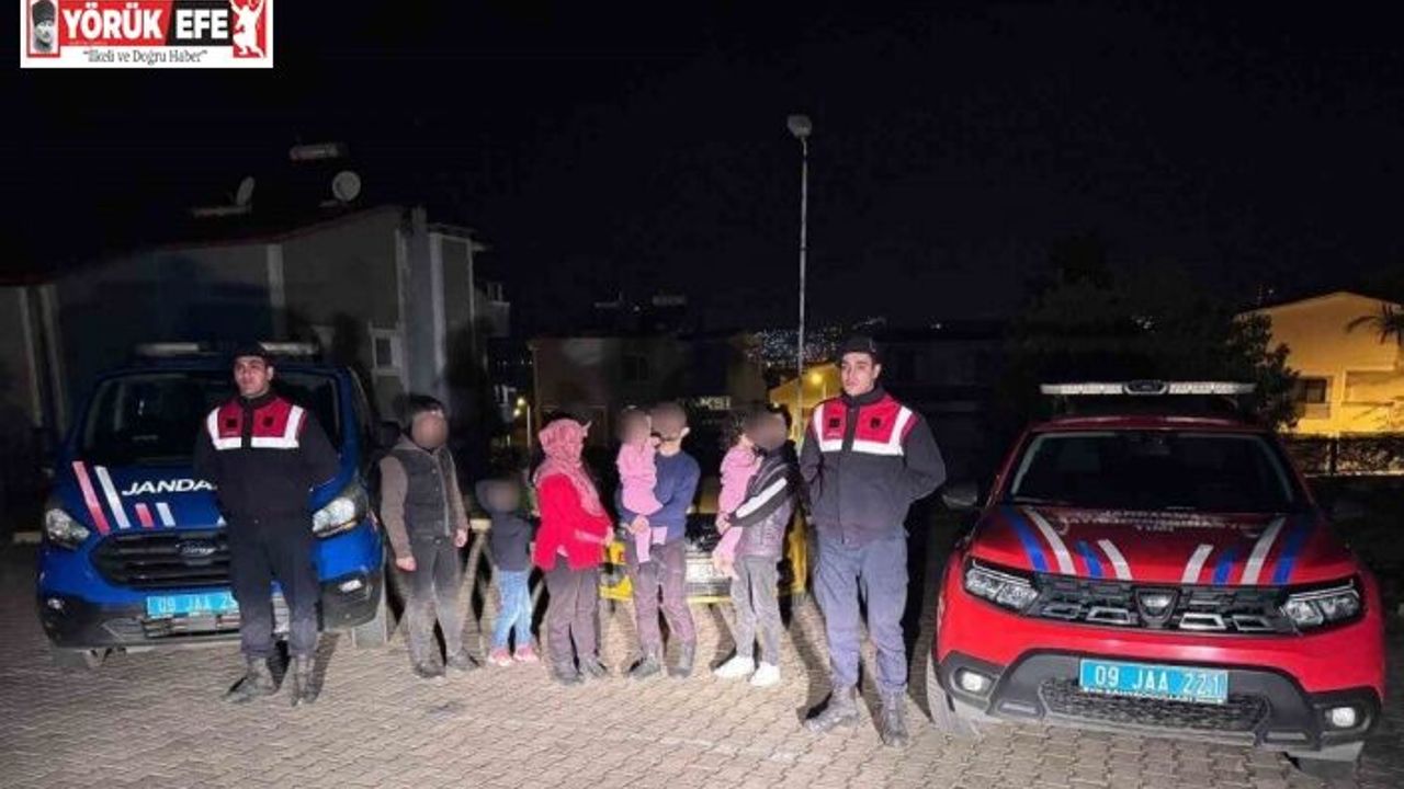 Sisam Adası’na yüzerek geçmeye çalışan düzensiz göçmen yakalandı