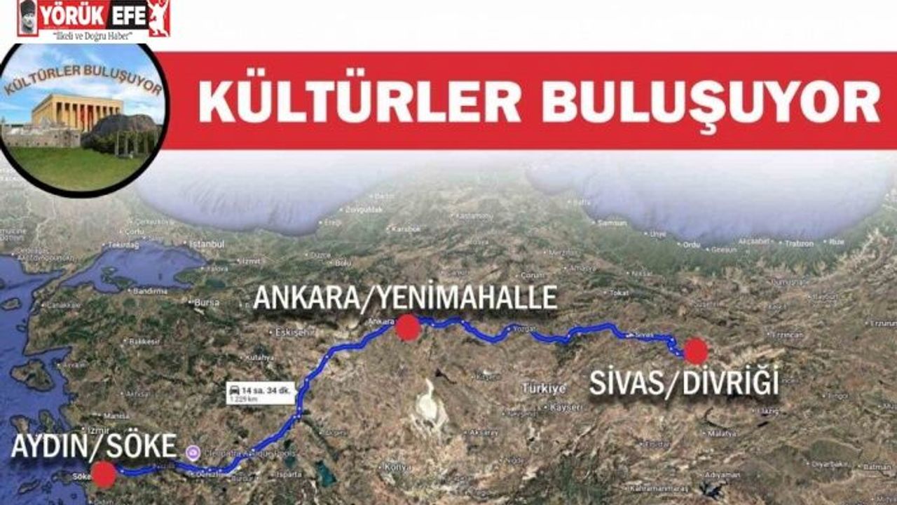 Söke’nin ’Kültürler Buluşuyor’ projesi Aydın, Ankara ve Sivas’ı bir araya getirecek