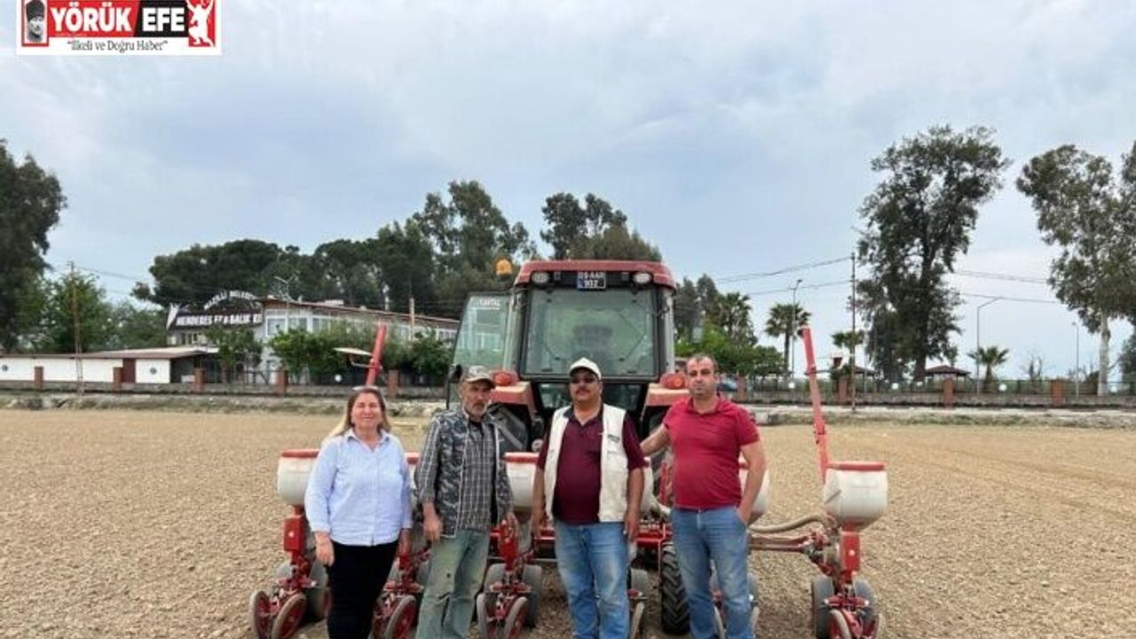 Aydın’da beyaz altın toprakla buluştu: Pamuk ekimleri başladı