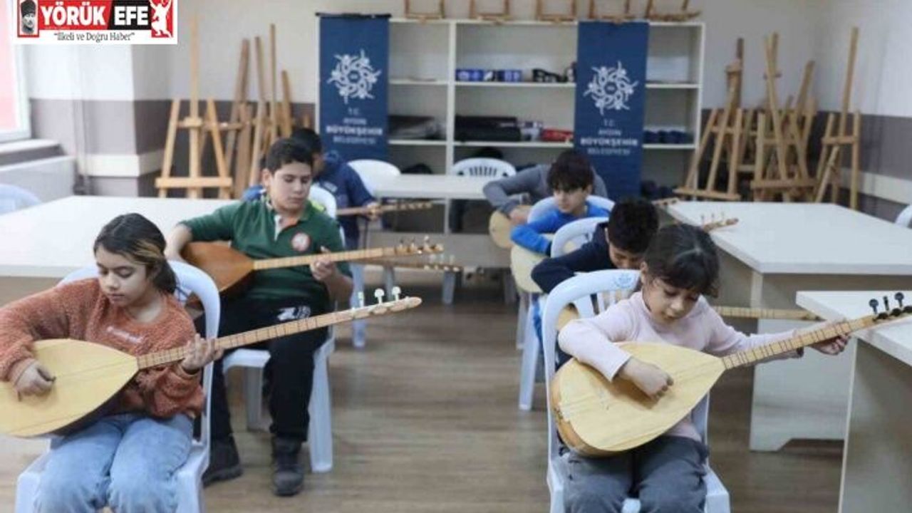 Aydınlı çocuklar, Türk halk müziğinin eşsiz notalarını öğreniyor