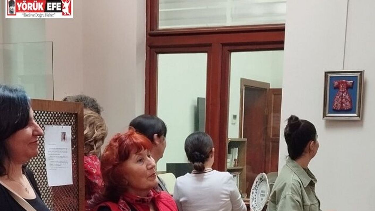 Halk Kütüphanesi Çini Sergisi’ne ev sahipliği yaptı