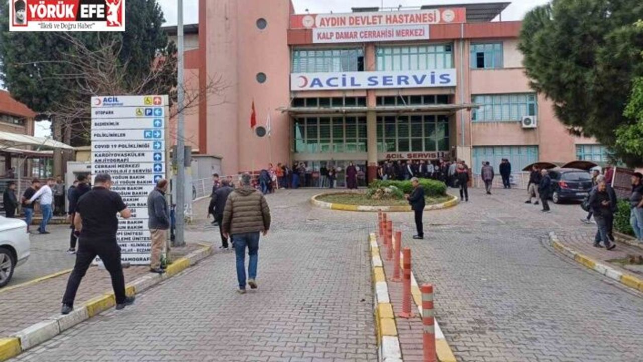 Hasta ziyaretine gelen aile üyeleri birbirine girdi