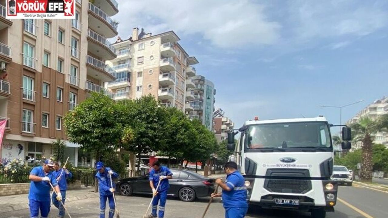 Aydın Büyükşehir Belediyesi ekipleri kent genelinde çalışmalarını sürdürüyor