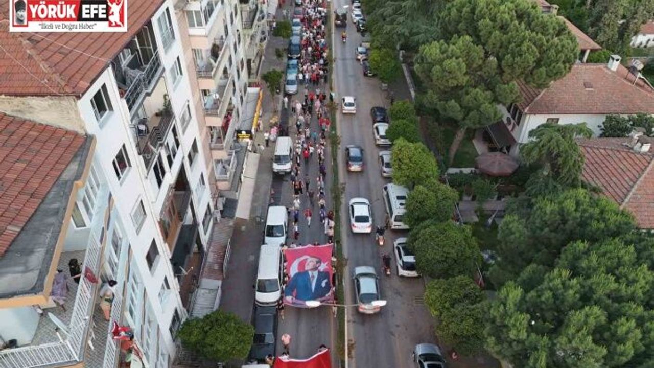 Aydın’da 19 Mayıs kutlamaları fener alayıyla taçlandı