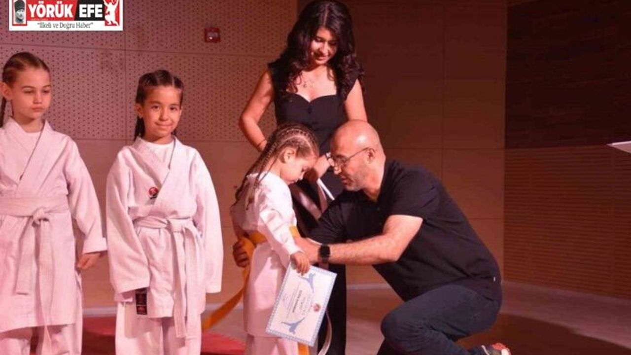 Başkan Zencirci, genç karatecilerin sarı kuşaklarını bağladı