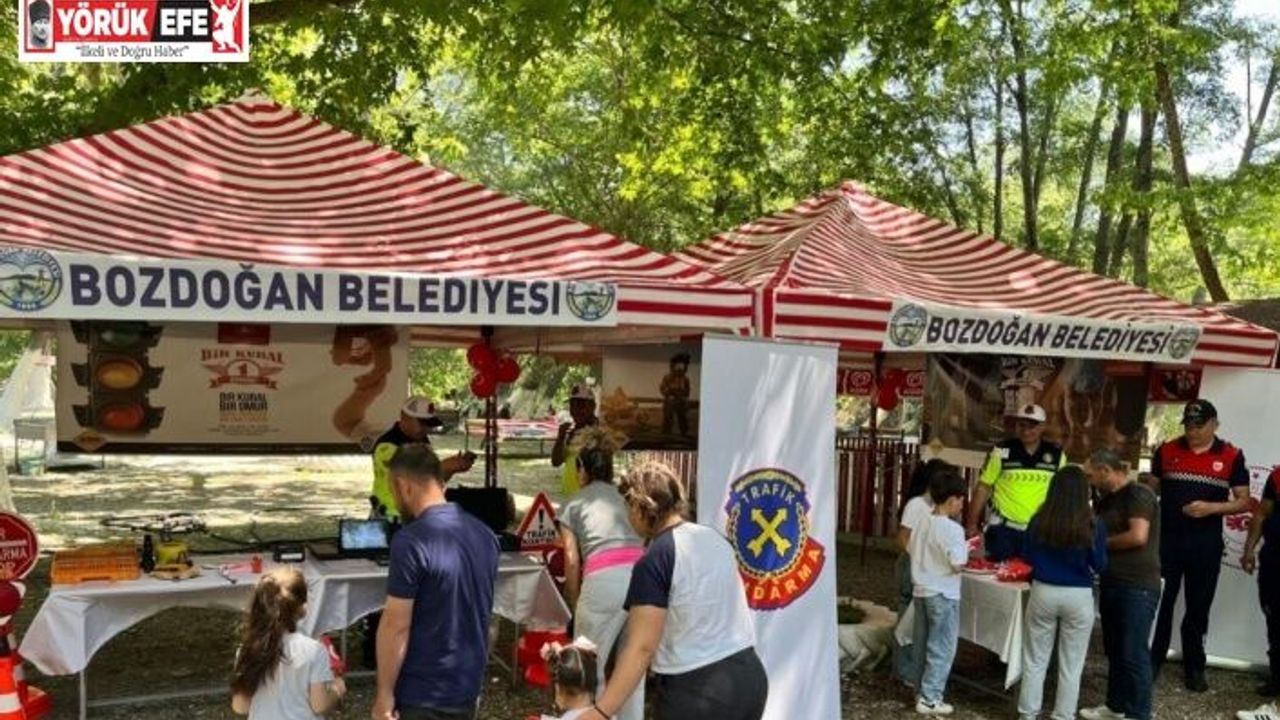 Bozdoğan’da Trafik Haftası renkli kutlandı