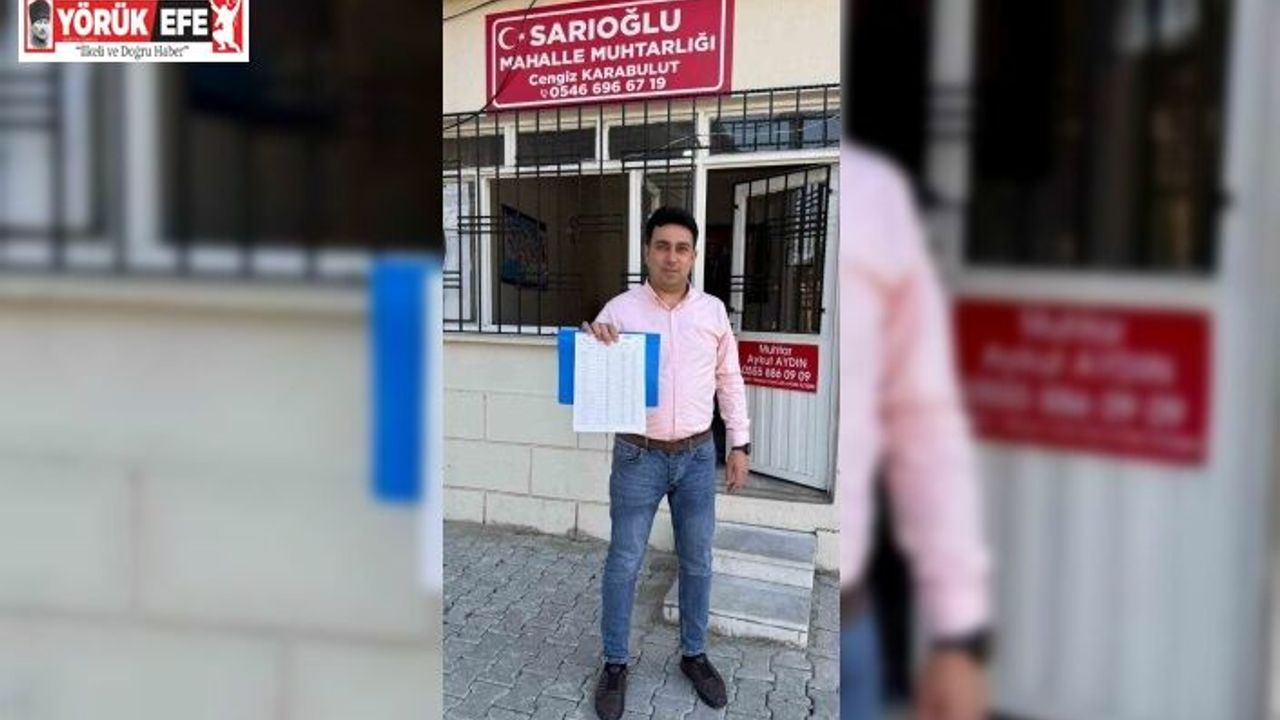 Çine’de seçim var, Sarıoğlu Mahallesi muhtarını seçecek